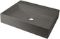 Deante CORREO Granit-Aufsatzwaschtisch mit Armaturenbank 50 x 40 cm Anthrazit Metallic