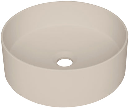 Deante SILIA Granit-Aufsatzwaschbecken rund Ø 36 cm Beige