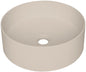 Deante SILIA Granit-Aufsatzwaschbecken rund Ø 36 cm Beige