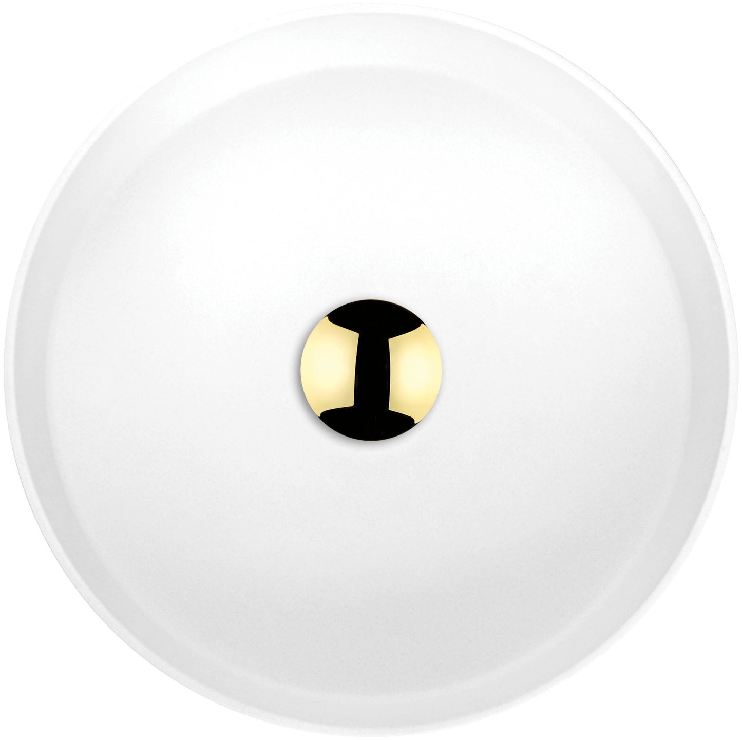 Deante SILIA Granit-Aufsatzwaschbecken rund Ø 36 cm Alabaster