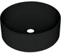 Deante SILIA Granit-Aufsatzwaschbecken rund Ø 36 cm Schwarz