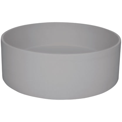 Deante SILIA Granit-Aufsatzwaschbecken rund Ø 36 cm Grau Metallic