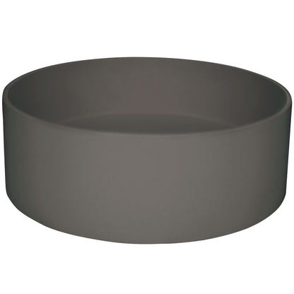 Deante SILIA Granit-Aufsatzwaschbecken rund Ø 36 cm Anthrazit Metallic