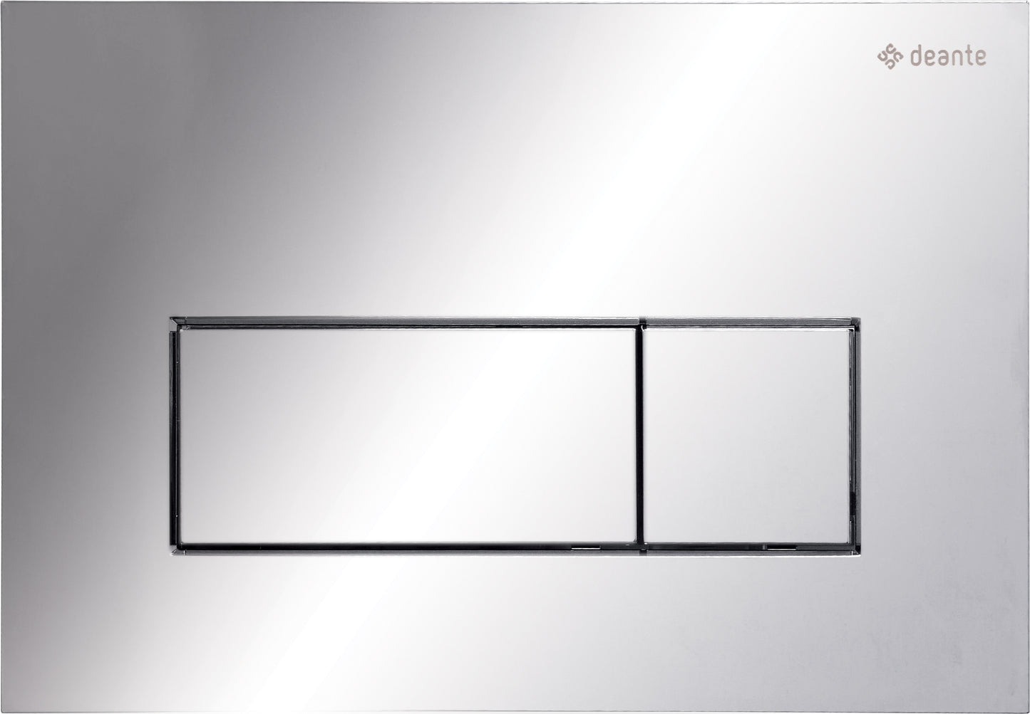 Deante SLIM Betätigungsplatte 2-Mengen-Spülung Chrom