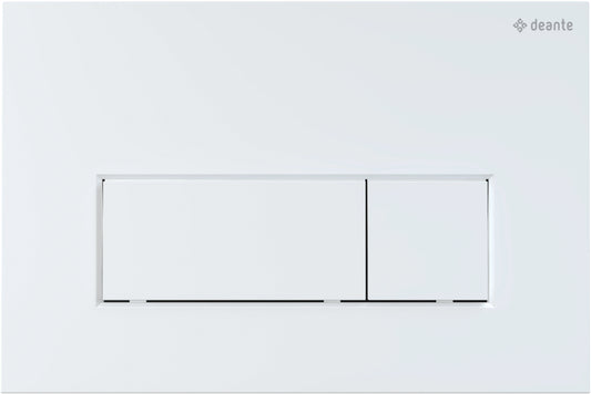 Deante SLIM Betätigungsplatte 2-Mengen-Spülung Weiß