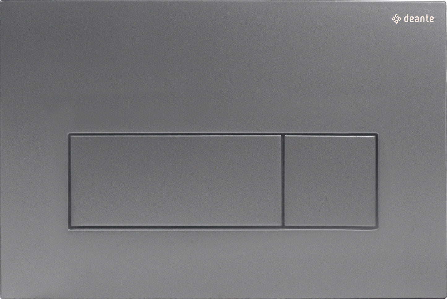 Deante SLIM Betätigungsplatte 2-Mengen-Spülung Titanium