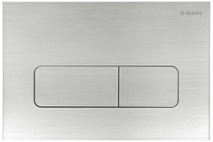 Deante SLIM Betätigungsplatte 2-Mengen-Spülung Stahl gebürstet