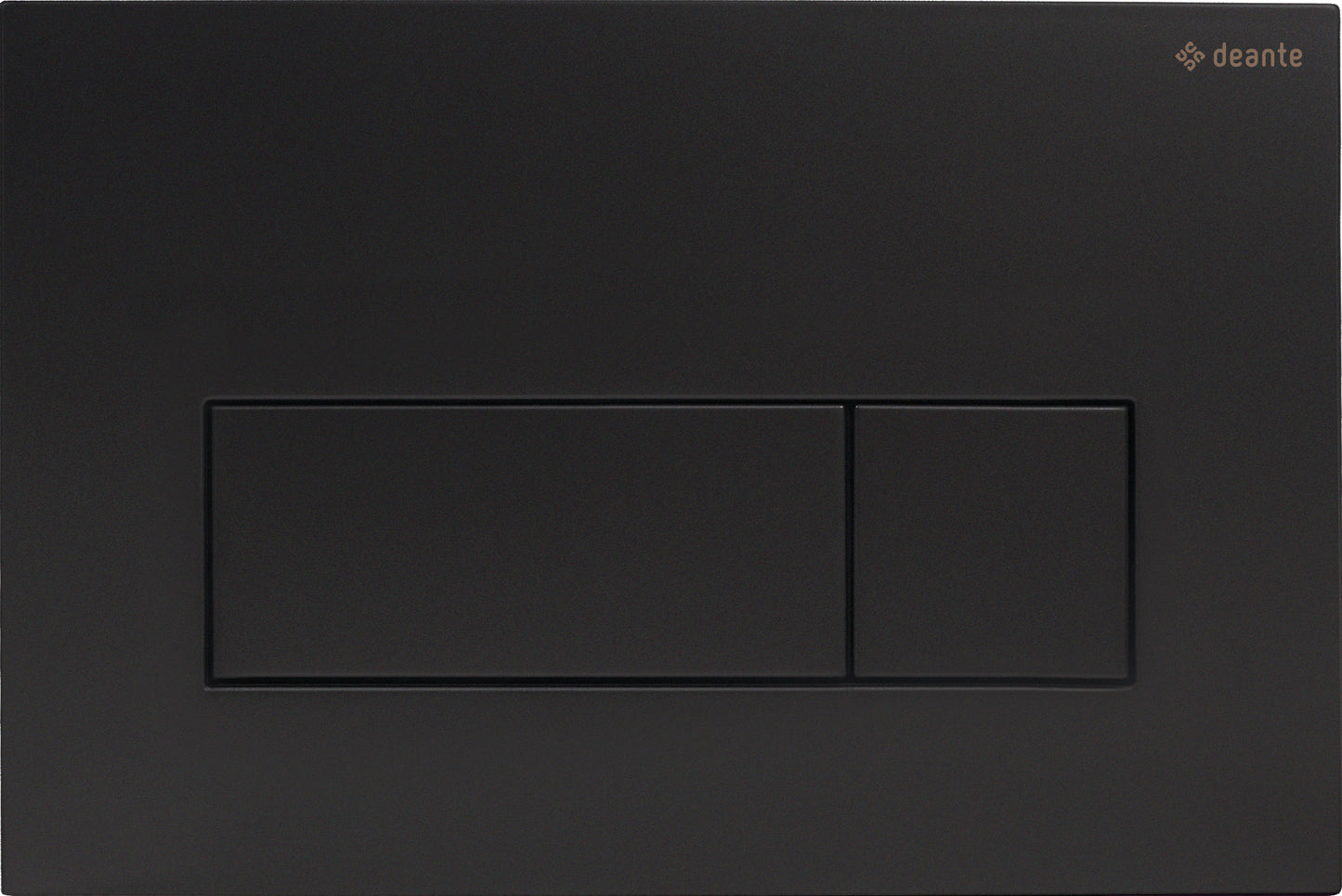 Deante SLIM Betätigungsplatte 2-Mengen-Spülung Schwarz