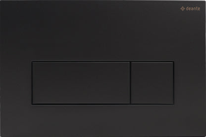 Deante SLIM Betätigungsplatte 2-Mengen-Spülung Schwarz