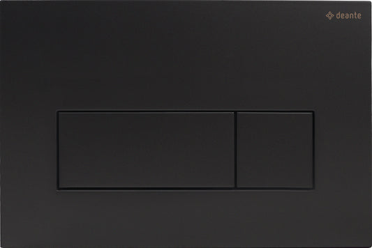 Deante SLIM Betätigungsplatte 2-Mengen-Spülung Schwarz