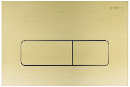Deante SLIM Betätigungsplatte 2-Mengen-Spülung Gold gebürstet