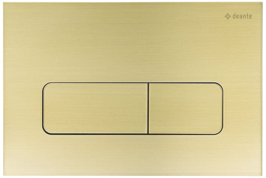 Deante SLIM Betätigungsplatte 2-Mengen-Spülung Gold gebürstet