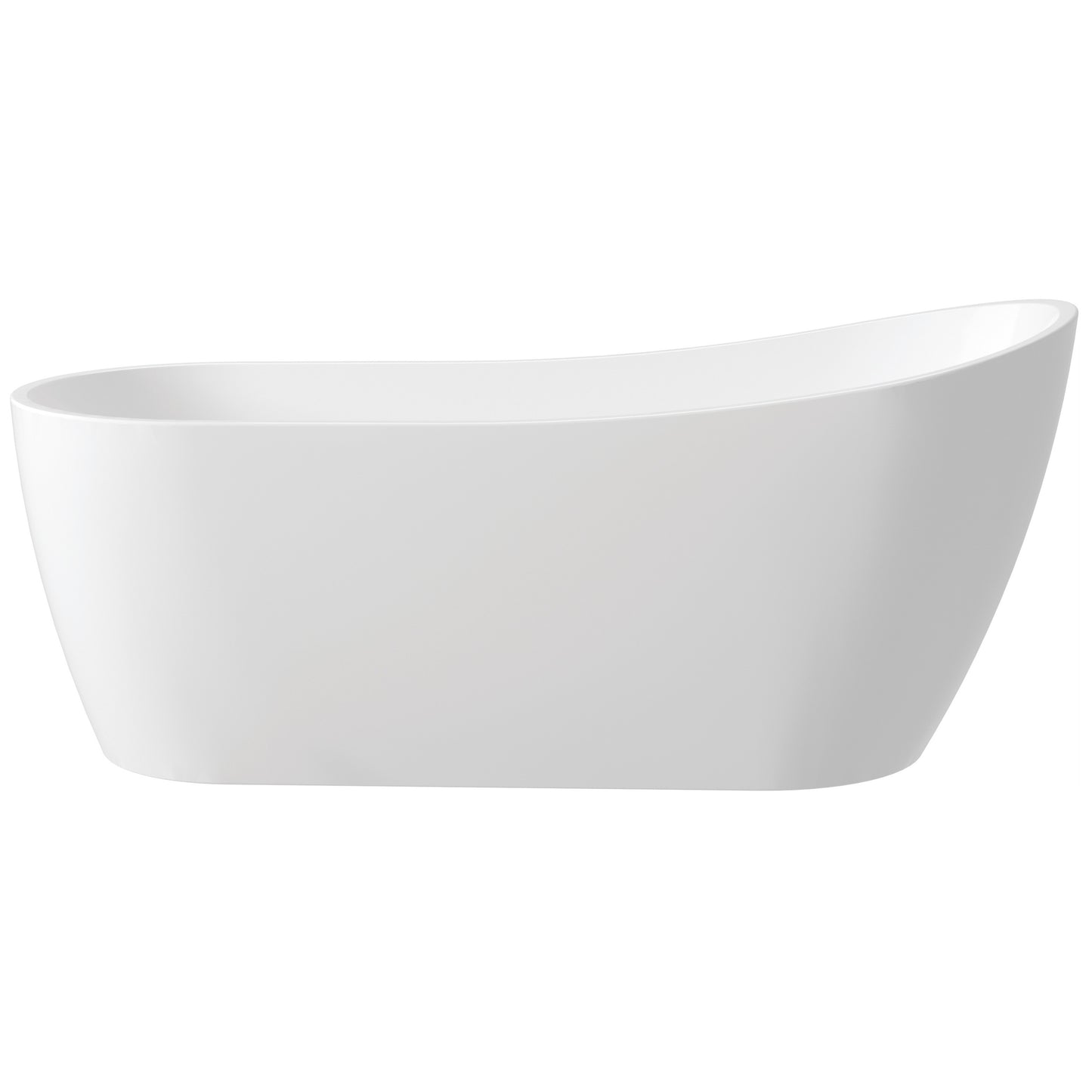 Deante ARNIKA Acryl-Badewanne freistehend asymmetrisch 170 cm Weiß