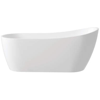Deante ARNIKA Acryl-Badewanne freistehend asymmetrisch 170 cm Weiß