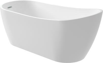 Deante ARNIKA Acryl-Badewanne freistehend asymmetrisch 160 cm Weiß