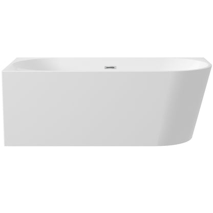 Deante SILIA Acryl-Badewanne Eck-/freistehend links 160 cm Weiß