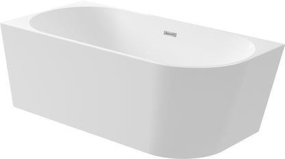 Deante SILIA Acryl-Badewanne Eck-/freistehend links 150 cm Weiß