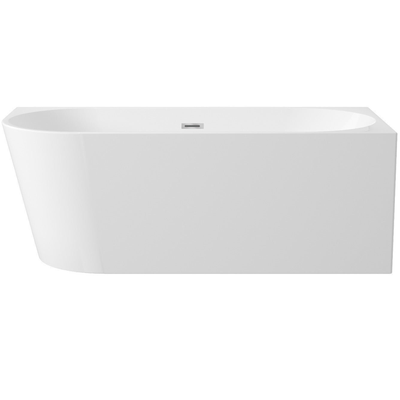 Deante SILIA Acryl-Badewanne Eck-/freistehend rechts 160 cm Weiß