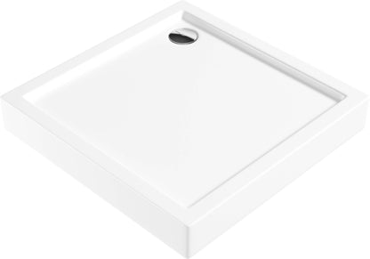 Deante JASMIN Acryl-Duschtasse Quadrat 80 cm Weiß