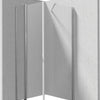 Deante KERRIA PLUS Eckdusche mit schmaler Drehtür 90 x 90 x 200 cm Chrom