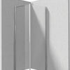 Deante KERRIA PLUS Eckdusche mit breiter Drehtür 90 x 90 x 200 cm Chrom