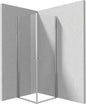 Deante KERRIA PLUS Eckdusche mit 2 breiten Drehtüren 90 x 90 x 200 cm Chrom