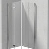Deante KERRIA PLUS Eckdusche mit 2 Falttüren 80 x 80 x 200 cm Chrom