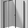 Deante KERRIA PLUS Eckdusche mit Falttür 100 x 90 x 200 cm Schwarz
