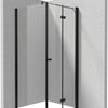 Deante KERRIA PLUS Eckdusche mit Falttür 80 x 80 x 200 cm Schwarz