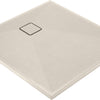 Deante CORREO Granit-Duschwanne quadratisch 80 x 80 cm Beige