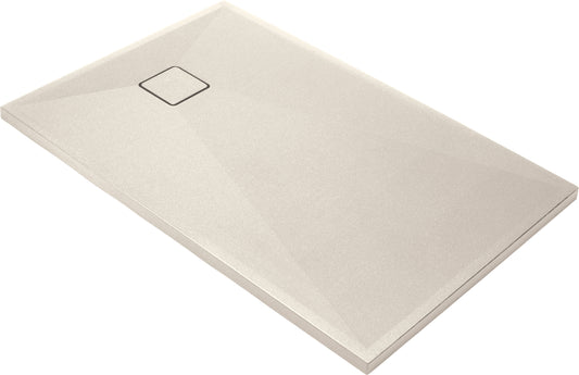 Deante CORREO Granit-Duschwanne quadratisch 100 x 80 cm Beige