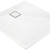 Deante CORREO Granit-Duschwanne quadratisch 90 x 90 cm Alabaster