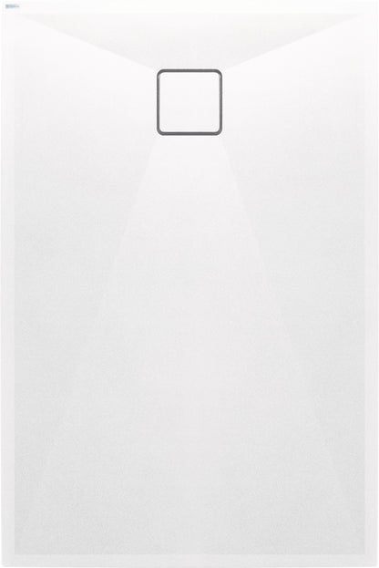 Deante CORREO Granit-Duschwanne quadratisch 100 x 70 cm Alabaster