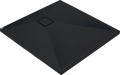 Deante CORREO Granit-Duschwanne quadratisch 90 x 90 cm Schwarz