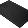 Deante CORREO Granit-Duschwanne quadratisch 100 x 70 cm Schwarz