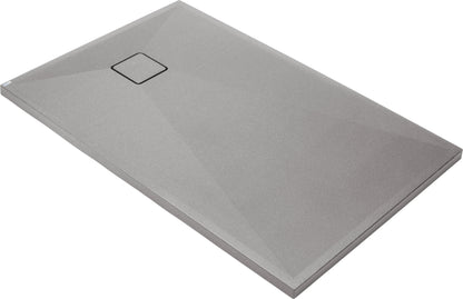 Deante CORREO Granit-Duschwanne rechteckig 120 x 70 cm Grau Metallic