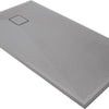 Deante CORREO Granit-Duschwanne quadratisch 140 x 70 cm Grau Metallic