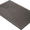 Deante CORREO Granit-Duschwanne quadratisch 120 x 80 cm Anthrazit Metallic