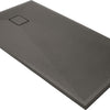 Deante CORREO Granit-Duschwanne quadratisch 140 x 70 cm Anthrazit Metallic