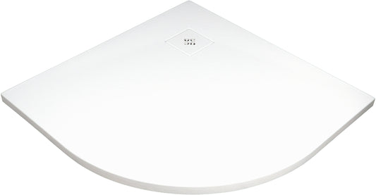 Deante SILIA Acryl-Duschwanne halbrund 90 x 90 cm Weiß