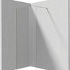 Deante PRIZMA Walk-In Duschwand Trennwand 120 x 195 cm Chrom