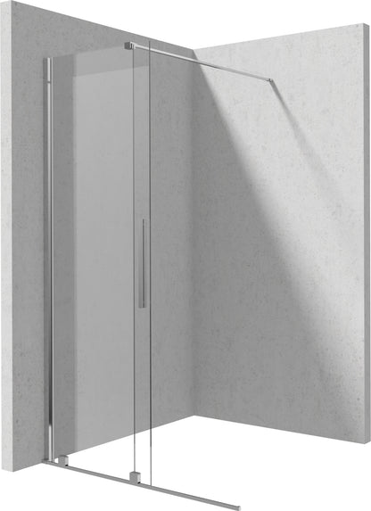 Deante PRIZMA Walk-In Duschwand Schiebewand 120 x 195 cm Chrom