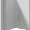Deante PRIZMA Walk-In Duschwand Schiebewand 80 x 195 cm Chrom