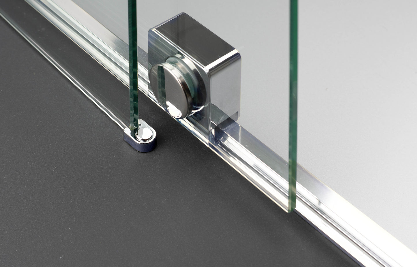 Deante PRIZMA Walk-In Duschwand Schiebewand 90 x 195 cm Chrom