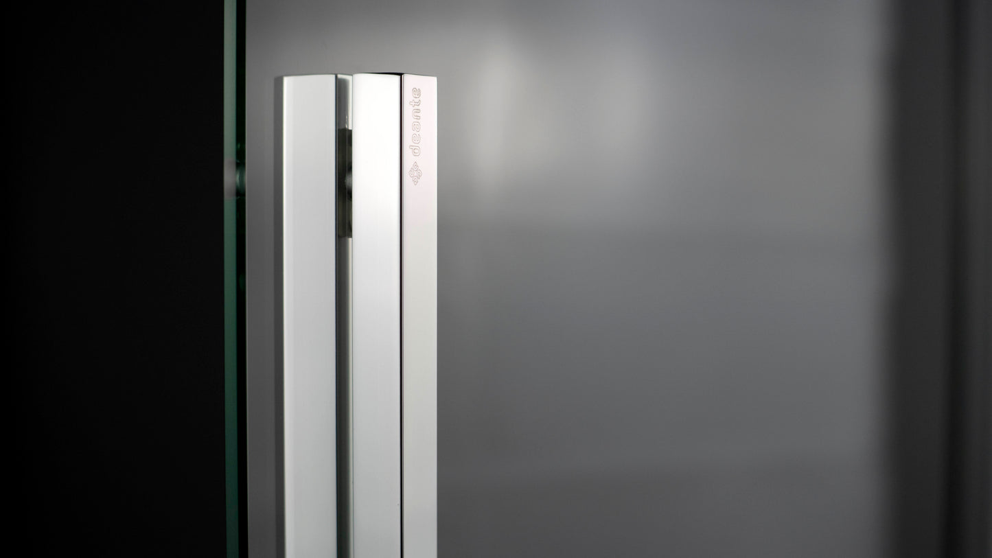 Deante PRIZMA Walk-In Duschwand Schiebewand 140 x 195 cm Chrom