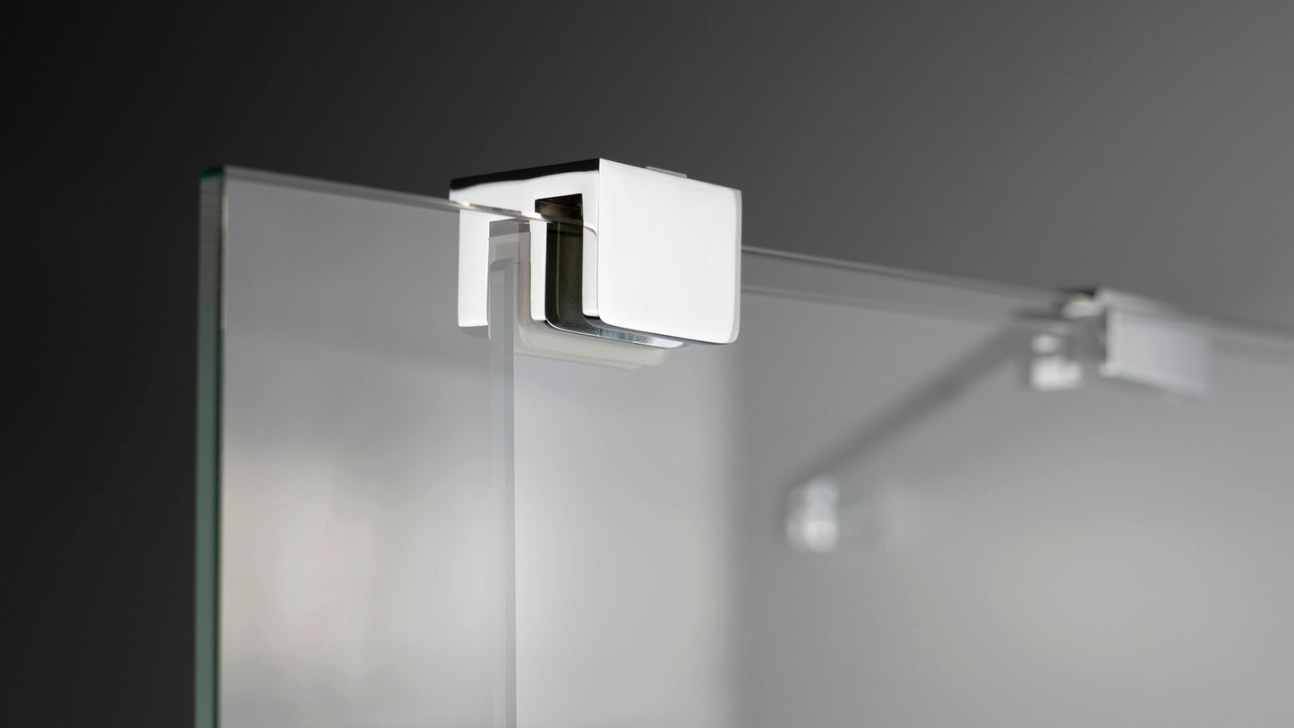 Deante PRIZMA Walk-In Duschwand Schiebewand 100 x 195 cm Chrom