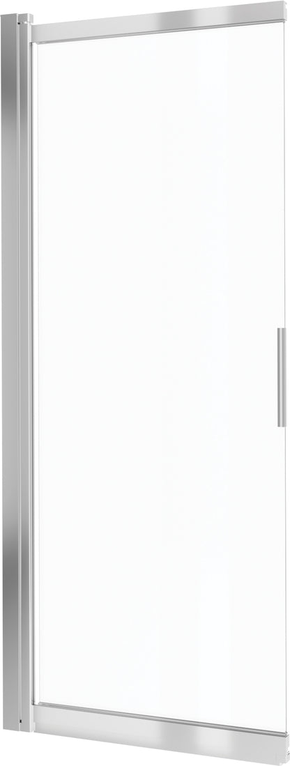 Deante PRIZMA Badewannenabtrennung 100 x 140 cm Chrom