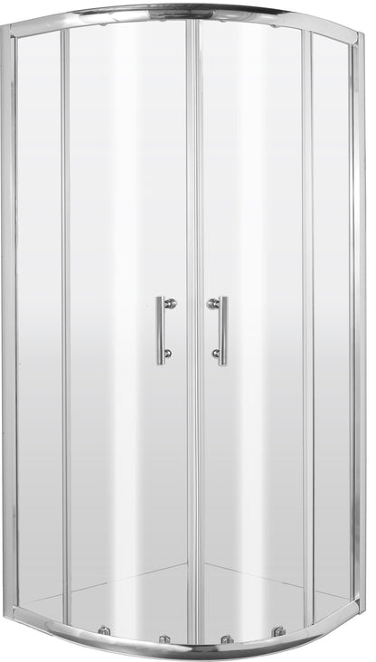 Deante JASMIN PLUS Runddusche mit 2 Schiebetüren 80 x 80 x 190 cm Chrom