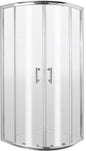Deante JASMIN PLUS Runddusche mit 2 Schiebetüren 80 x 80 x 190 cm Chrom