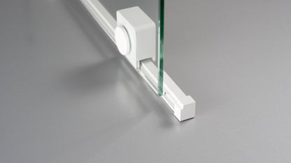 Deante PRIZMA Walk-In Duschwand Schiebewand 90 x 195 cm Weiß